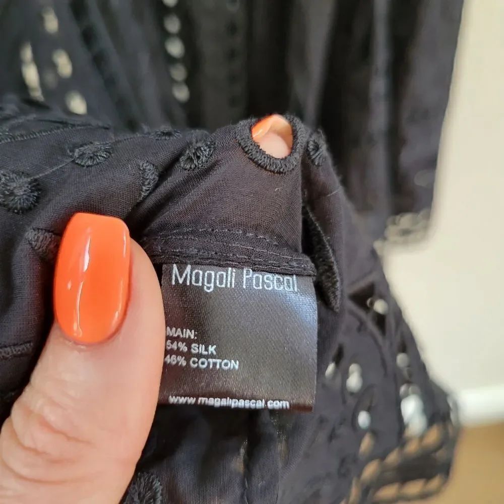 NWT Magali Pascal Tangier Eyelet Mini Dress S - Picture 15 of 15